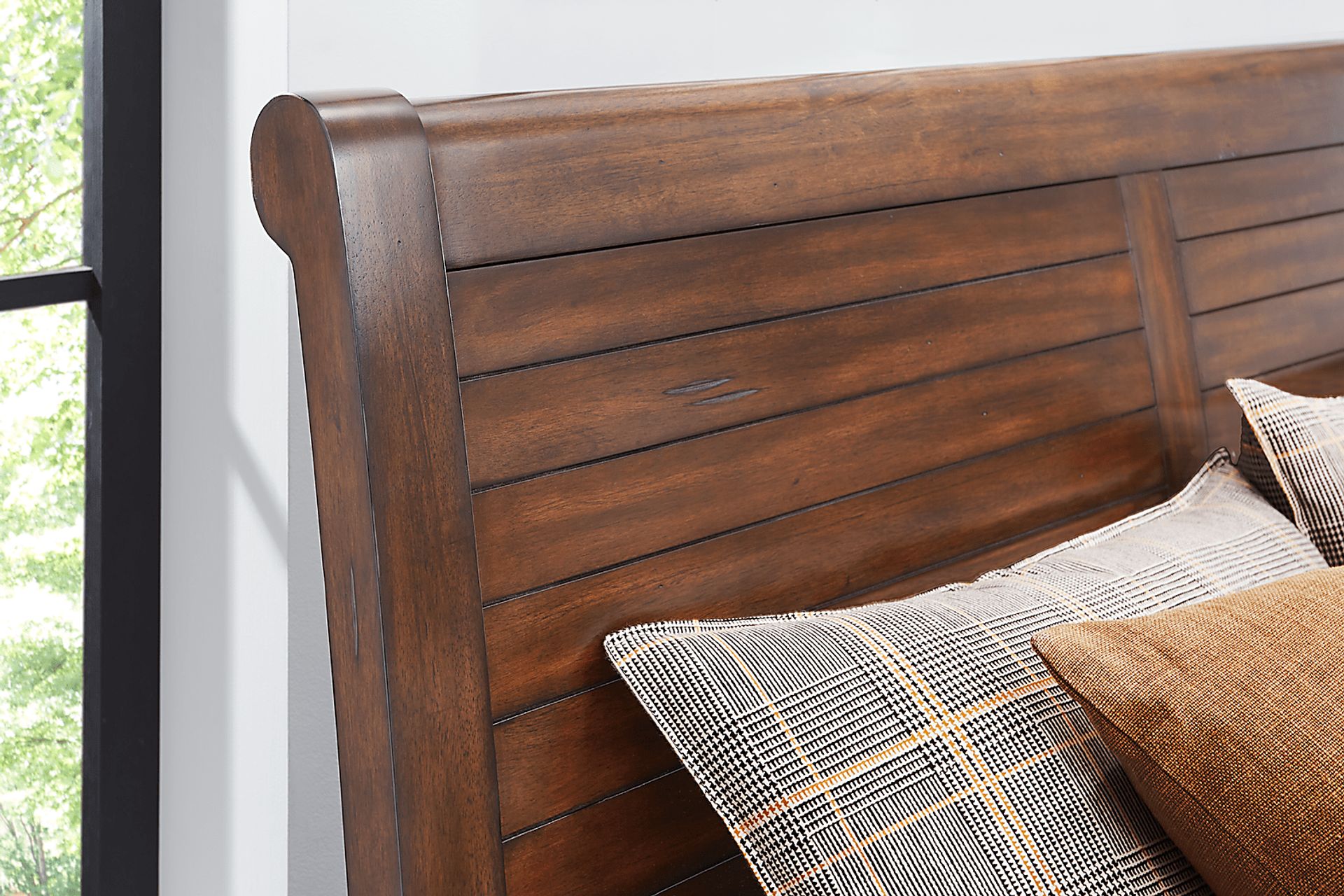 Emberton Dark Brown 3 Pc King Sleigh Bed - Image 4