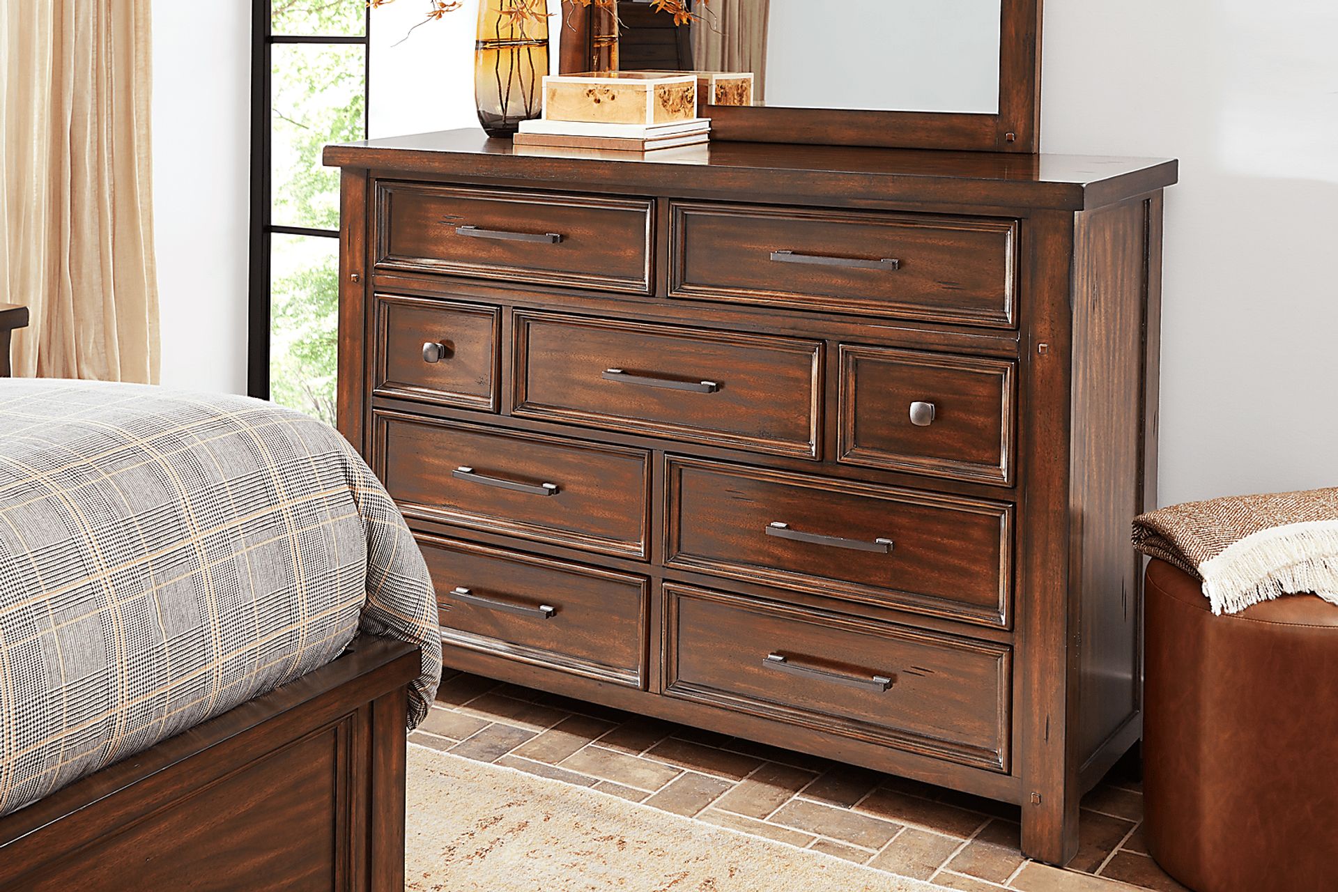 Emberton Dark Brown Dresser - Image 6