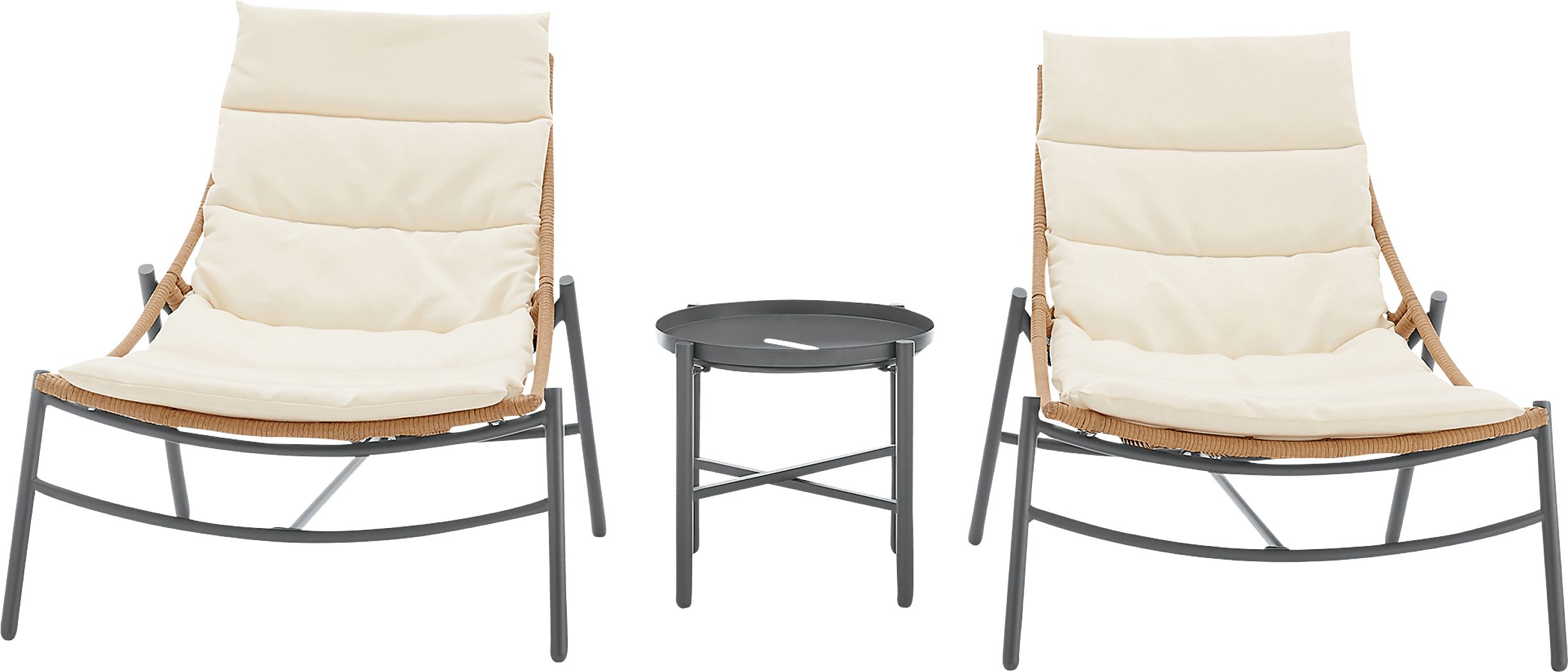 Embreeville Cream 3 Pc Chat Set