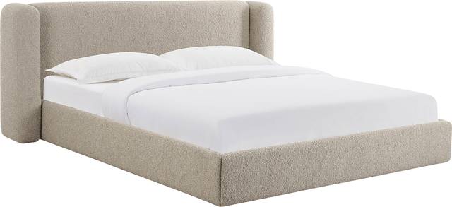 Emeliney Tan King Bed - Thumbnail - Image 1
