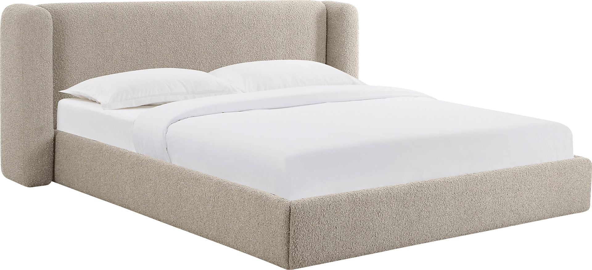 Emeliney Tan King Bed - Image 1