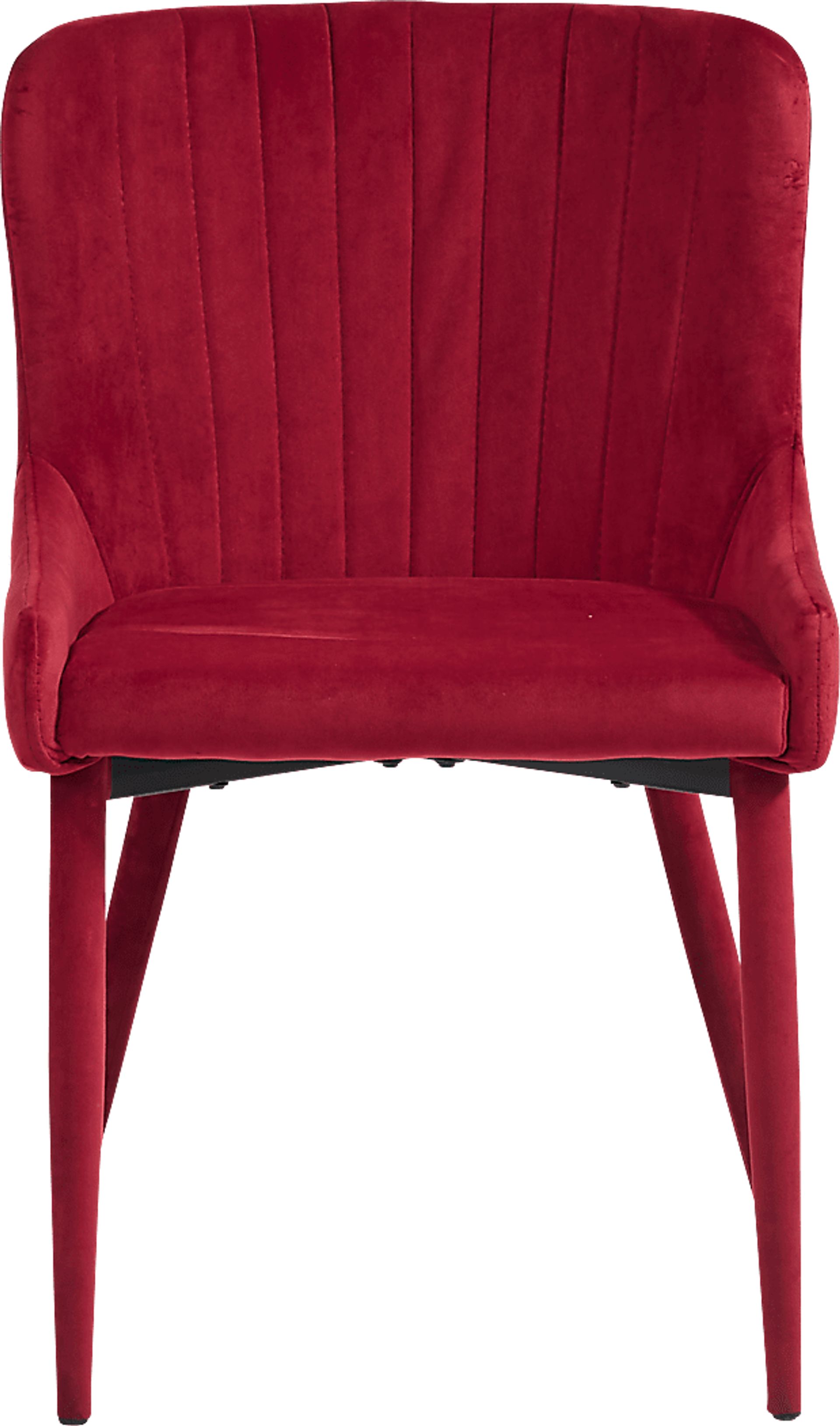 Emeric Bordeaux Side Chair - Image 2