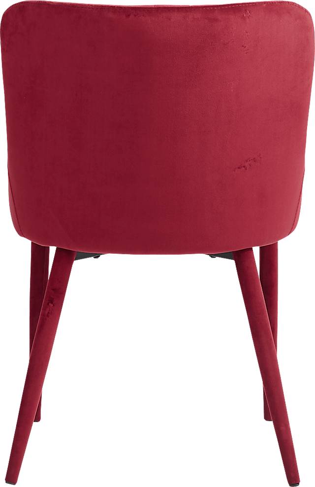 Fanmoore Espresso 5 Pc Dining Room with Emeric Bordeaux Side Chairs - Thumbnail - Image 5