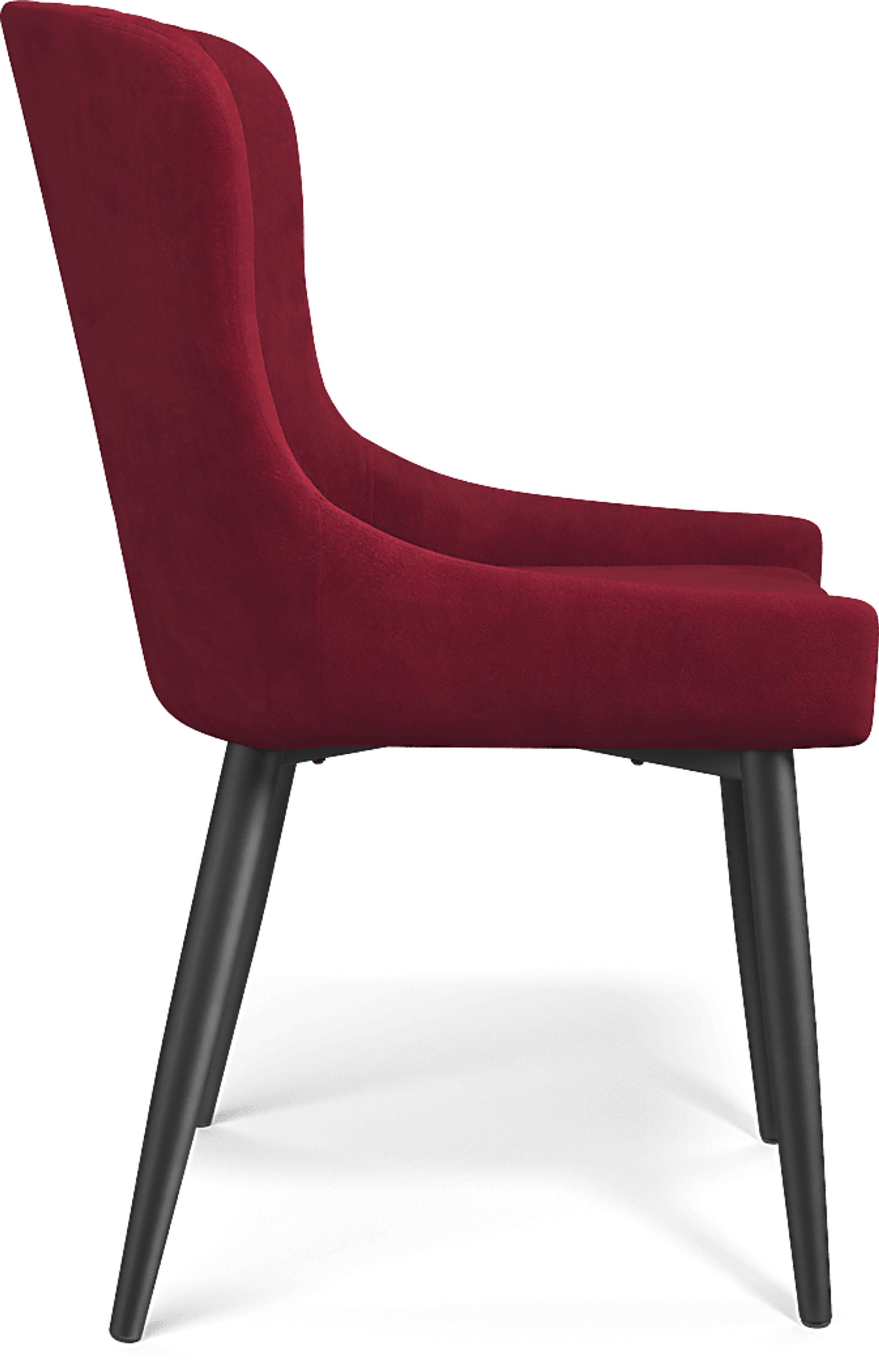 Emeric Bordeaux Side Chair - Image 3