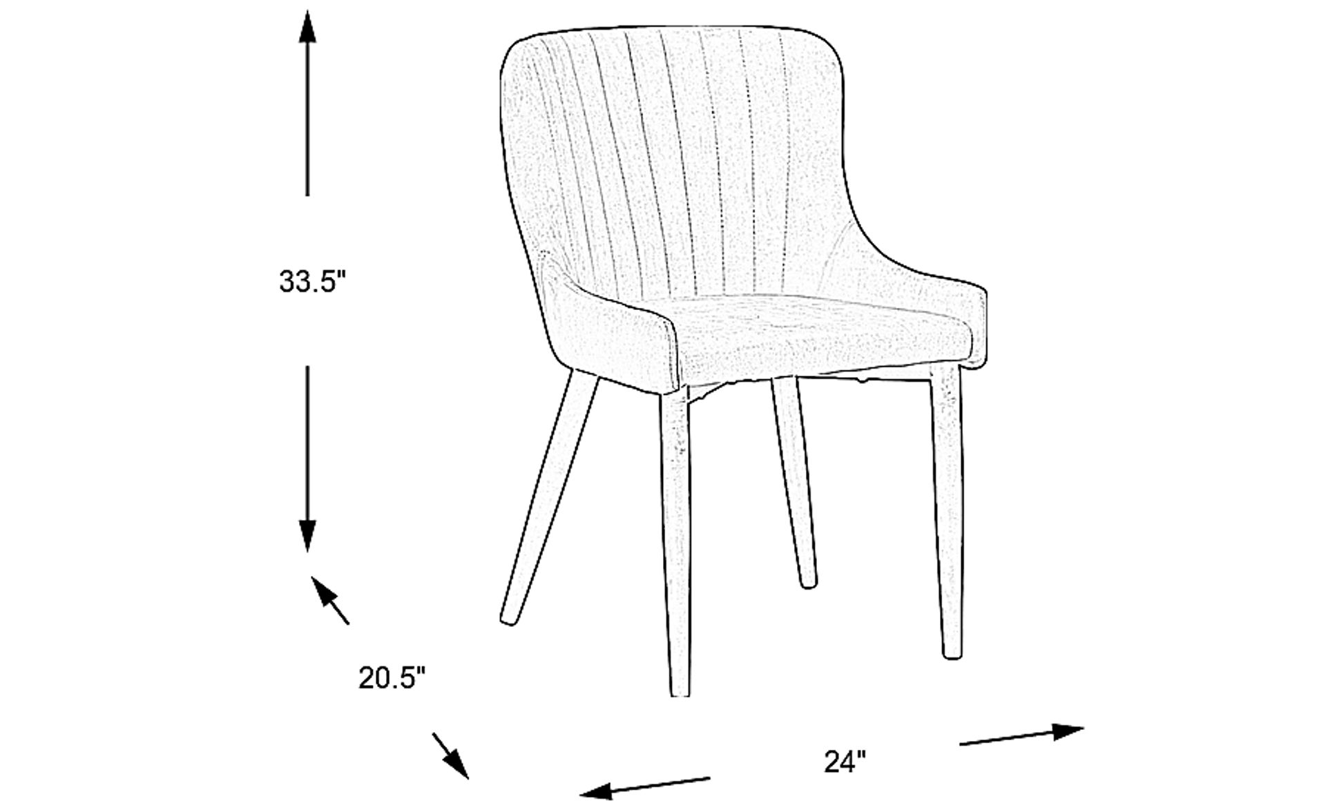 Dimension Image. Please refer to the Dimension Tab on this page for dimension details.