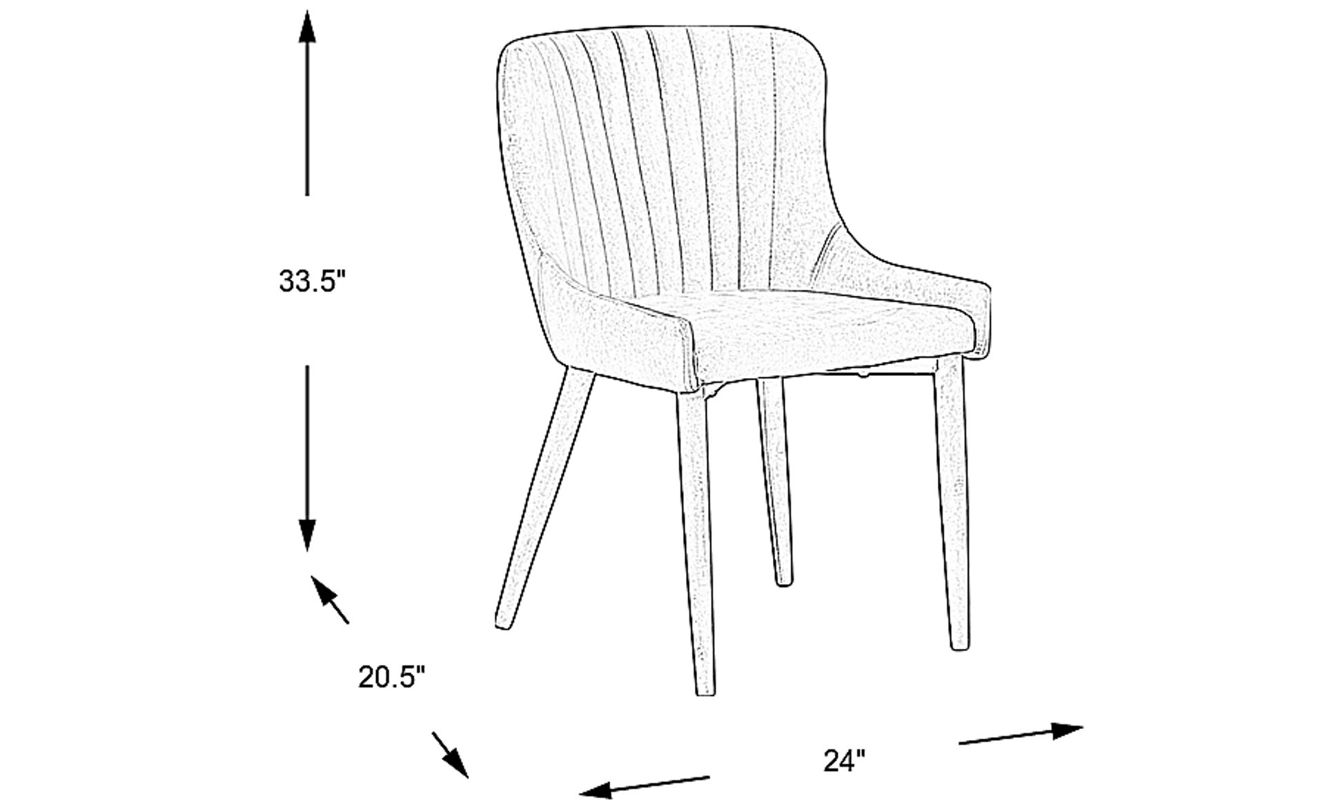 Dimension Image. Please refer to the Dimension Tab on this page for dimension details.
