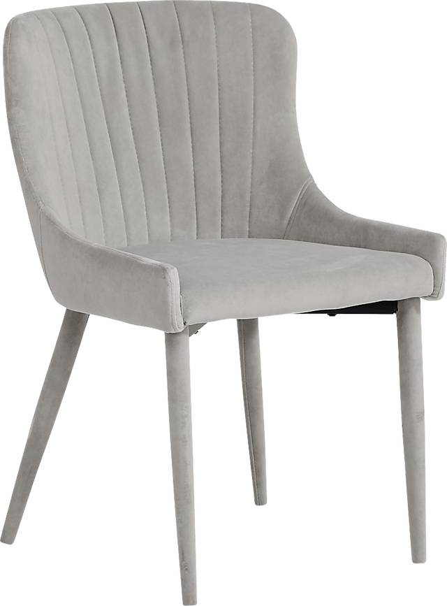 Fanmoore Espresso 5 Pc Dining Room with Emeric Gray Side Chairs - Thumbnail - Image 3