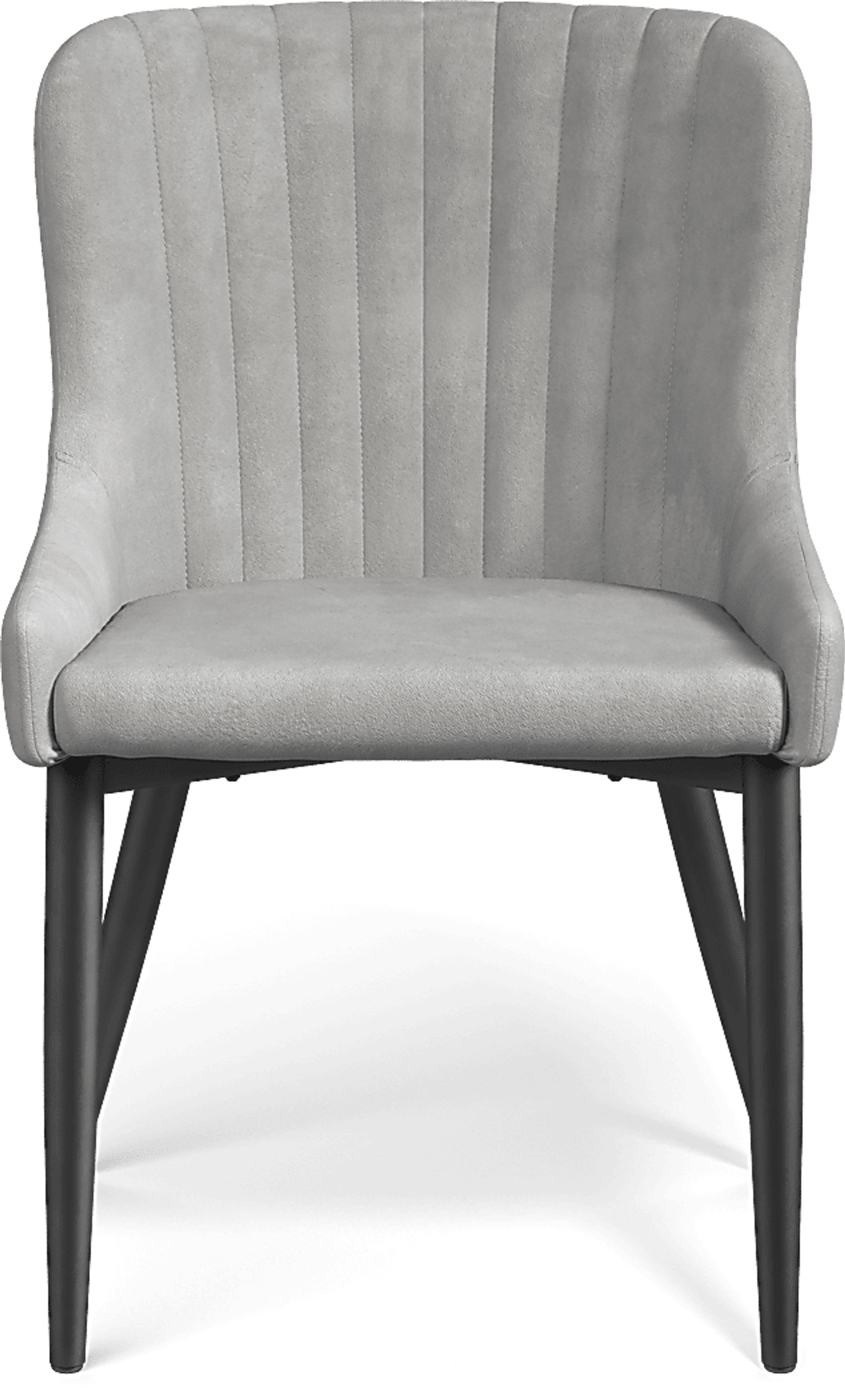 Hollybrooke Black 5 Pc Dining Room with Gray Chairs - Image 5