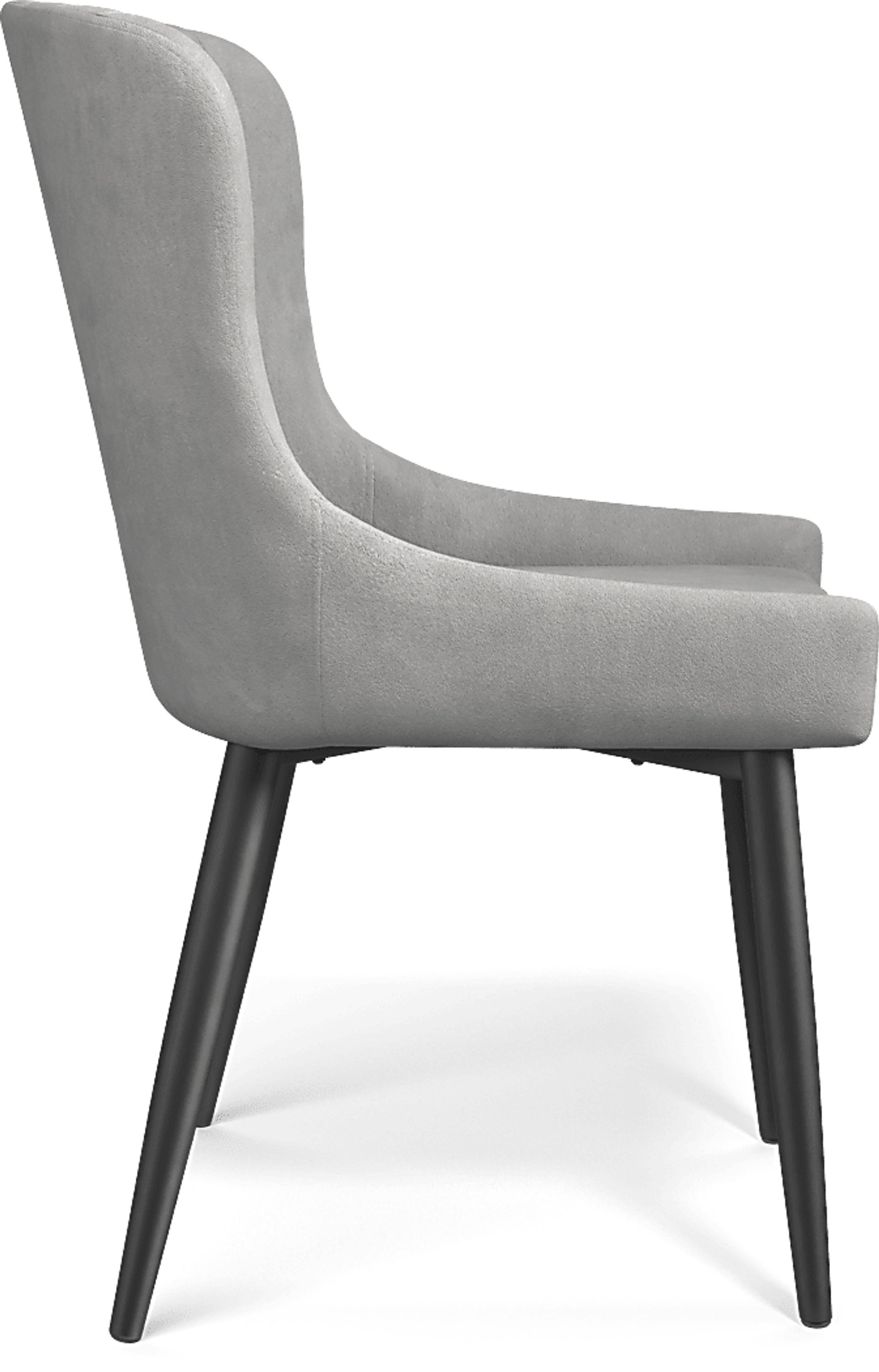 Hollybrooke Black 5 Pc Dining Room with Gray Chairs - Image 6