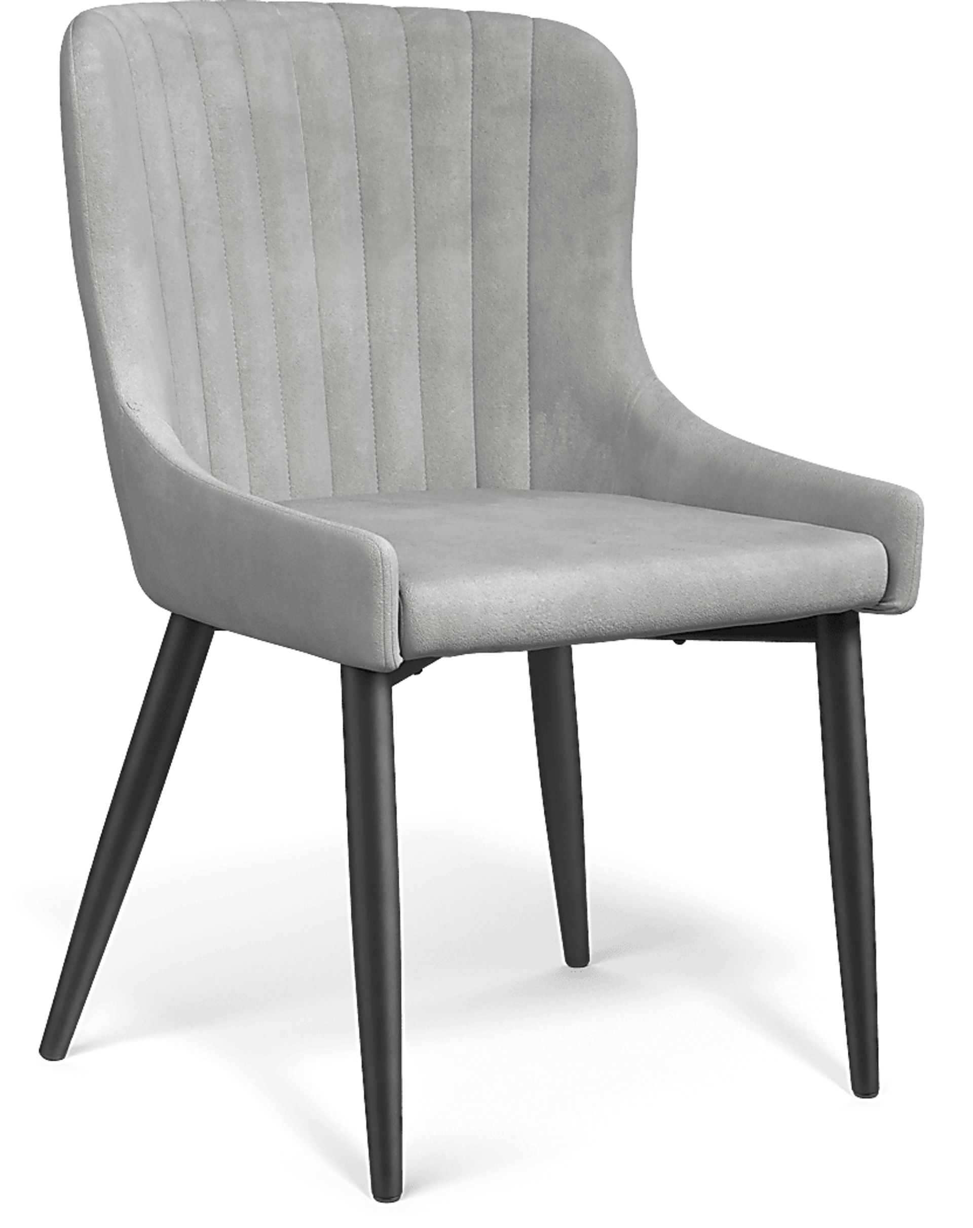 Hollybrooke Black 5 Pc Dining Room with Gray Chairs - Image 4