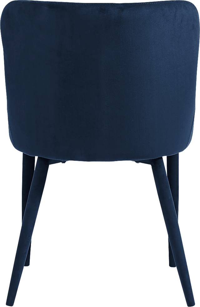 Fanmoore Espresso 5 Pc Dining Room with Emeric Indigo Side Chairs - Thumbnail - Image 5