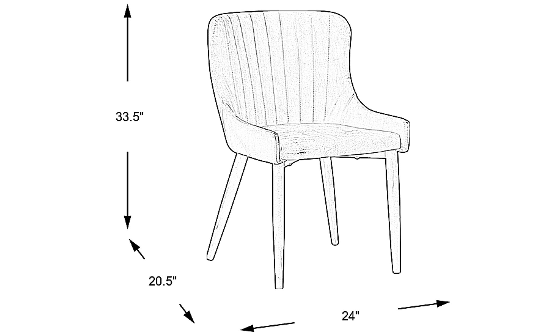 Dimension Image. Please refer to the Dimension Tab on this page for dimension details.