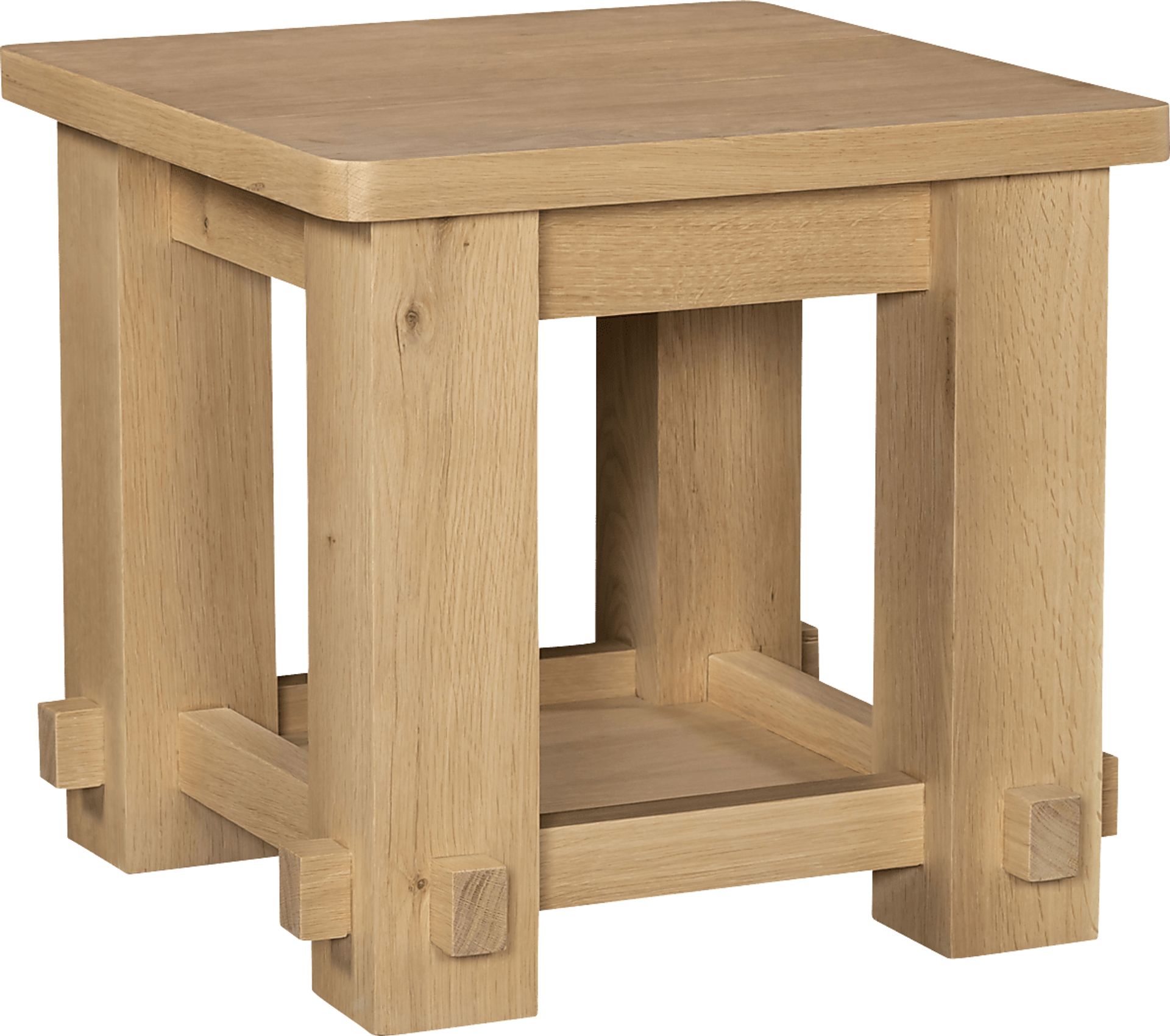 Emeric Natural End Table - Image 6