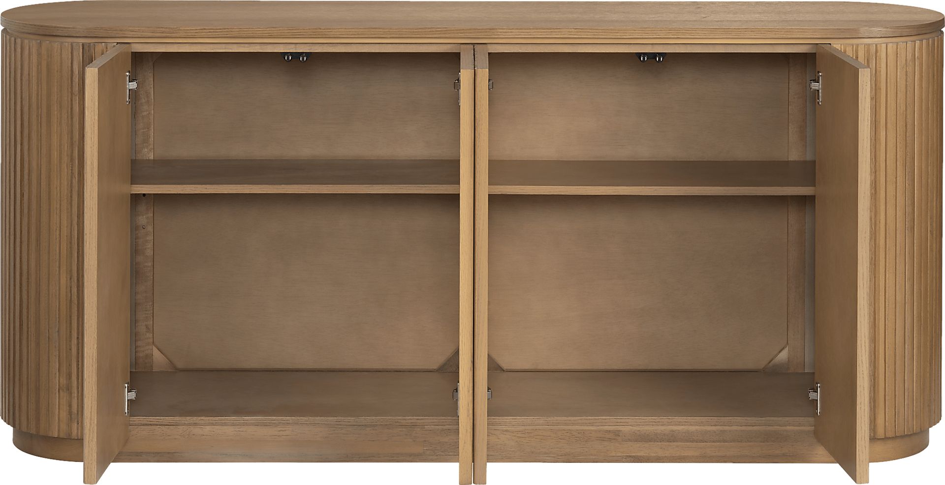 Emery Brown Credenza - Image 2