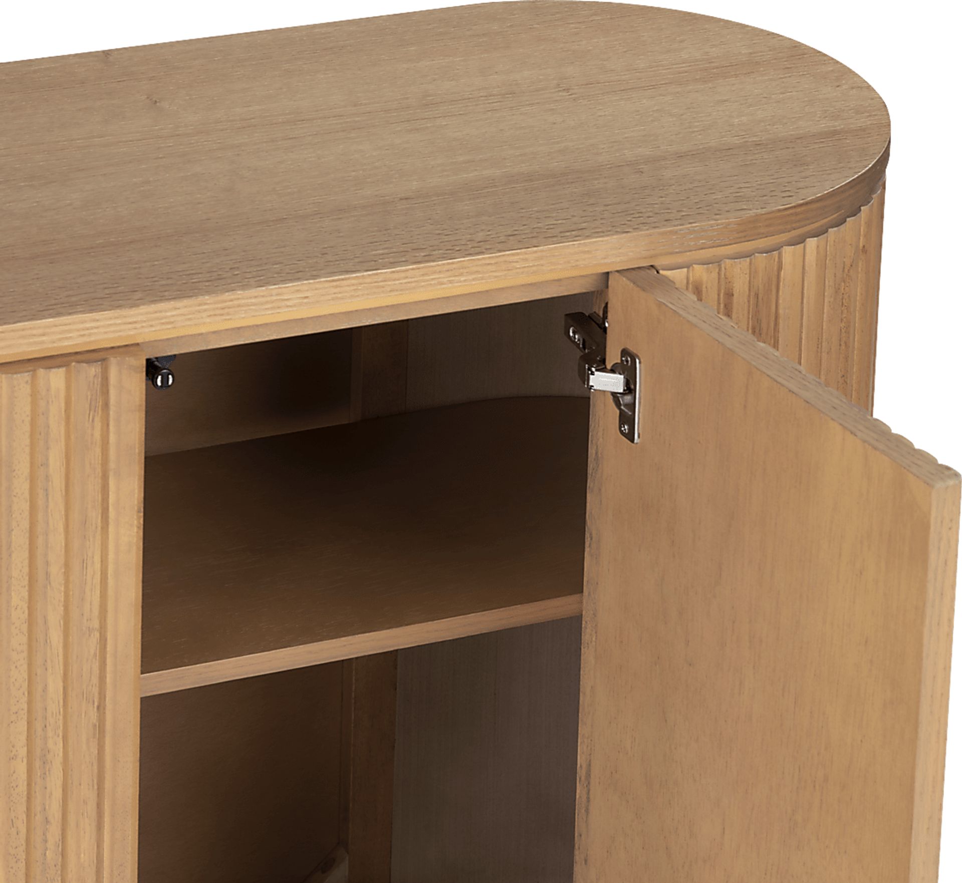 Emery Brown Credenza - Image 4