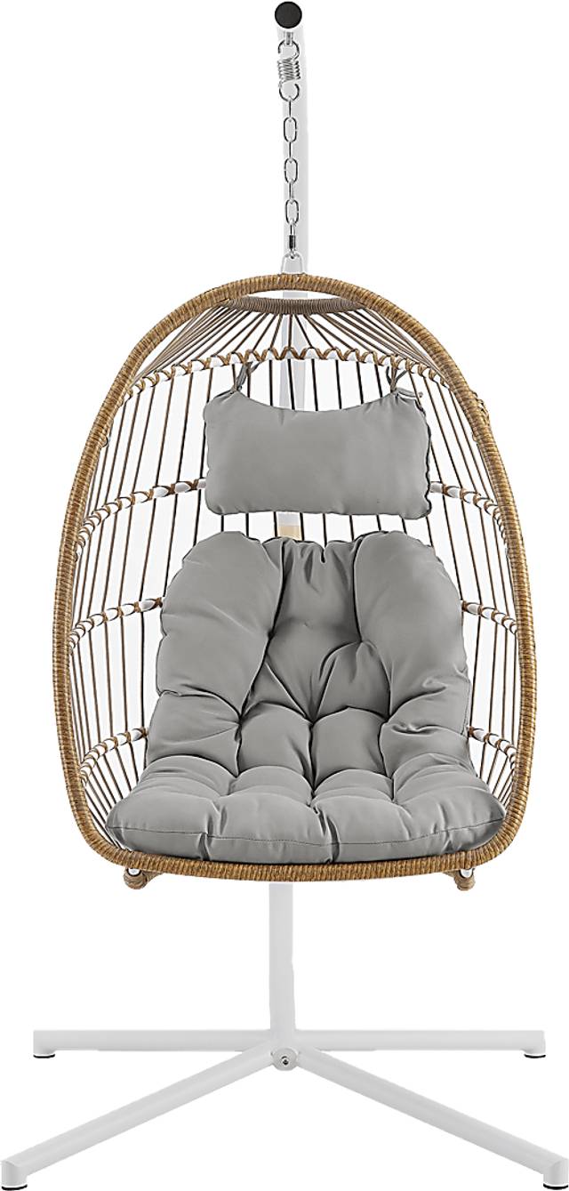 Emerywood Brown Outdoor Swinging Accent Chair - Thumbnail - Image 2