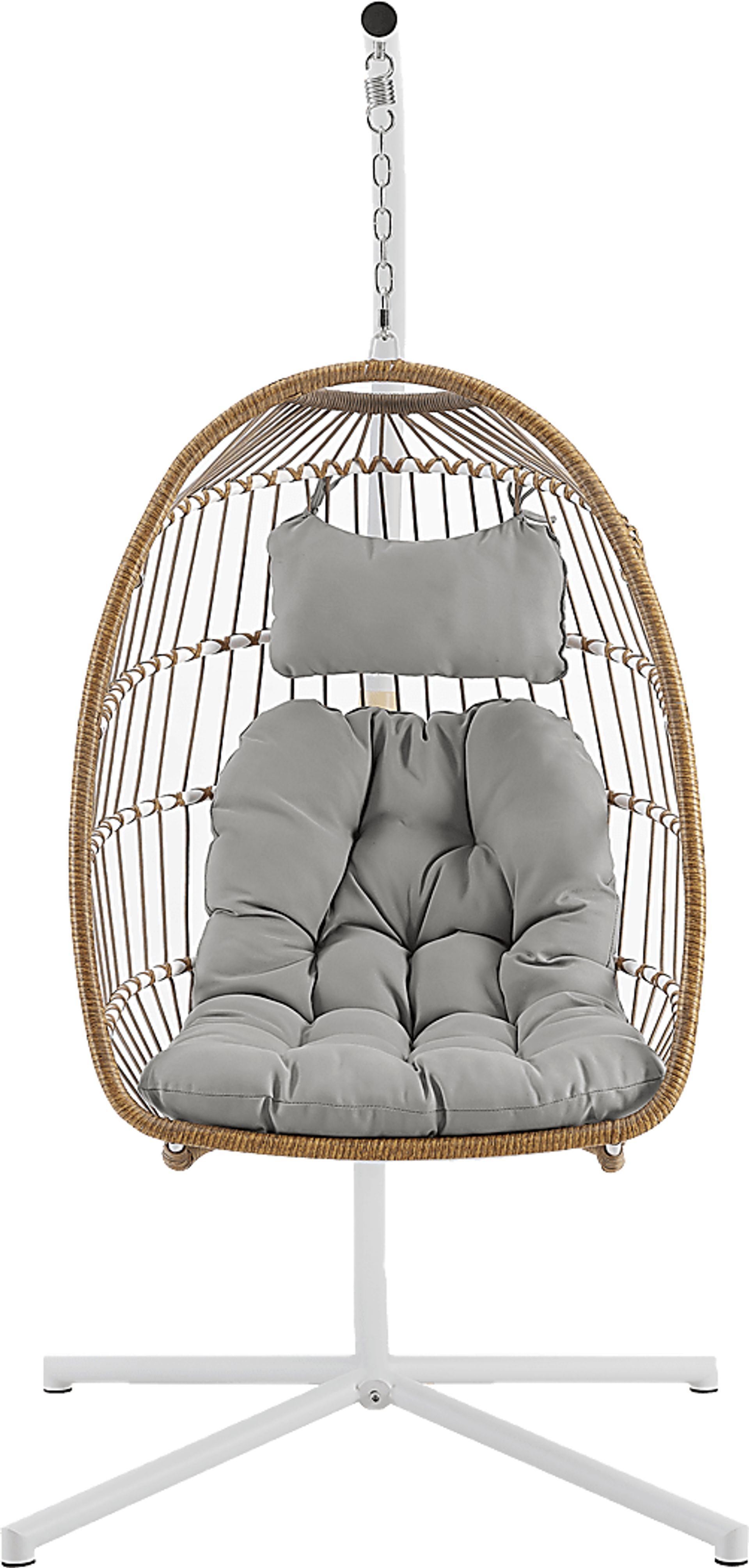 Emerywood Brown Outdoor Swinging Accent Chair - Image 2