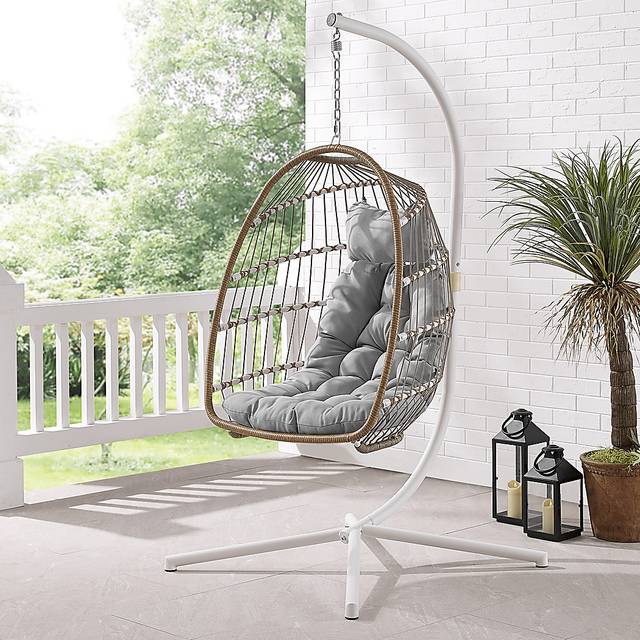 Emerywood Brown Outdoor Swinging Accent Chair - Thumbnail - Image 4
