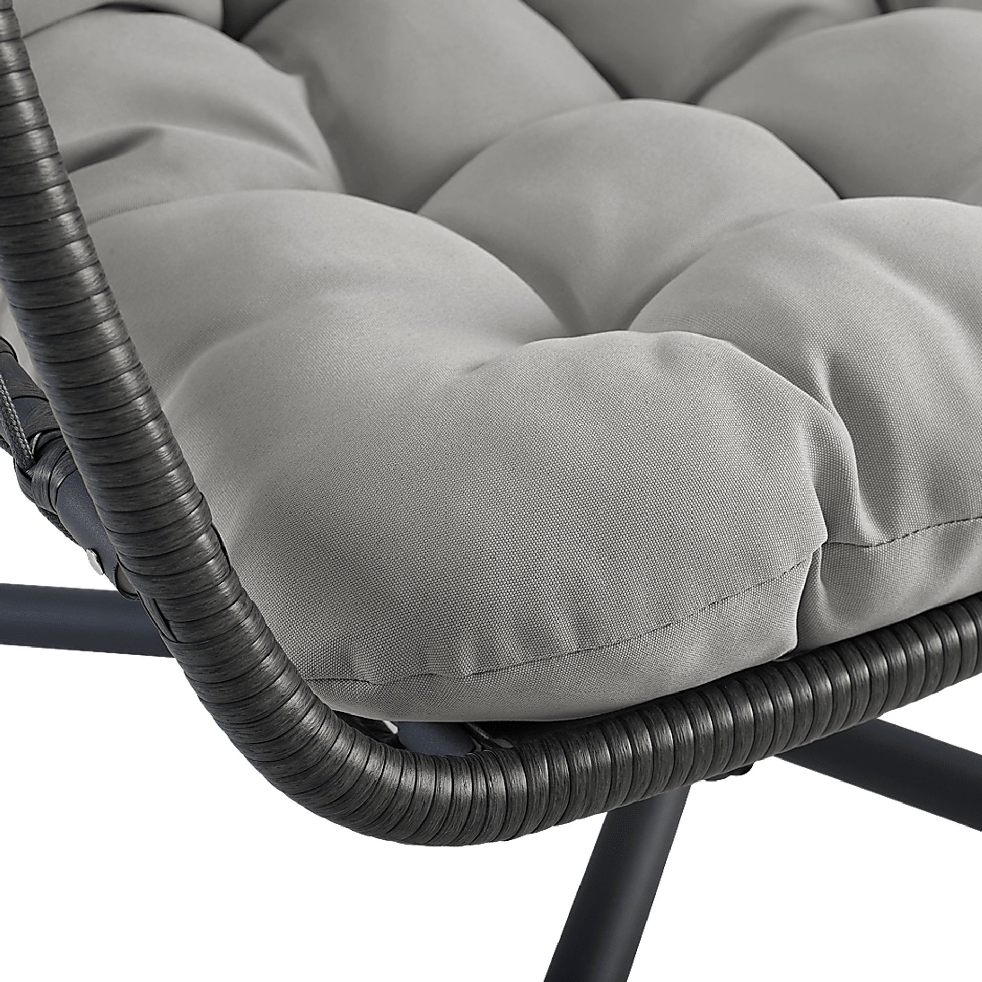 Emerywood Gray Outdoor Swinging Accent Chair - Image 3