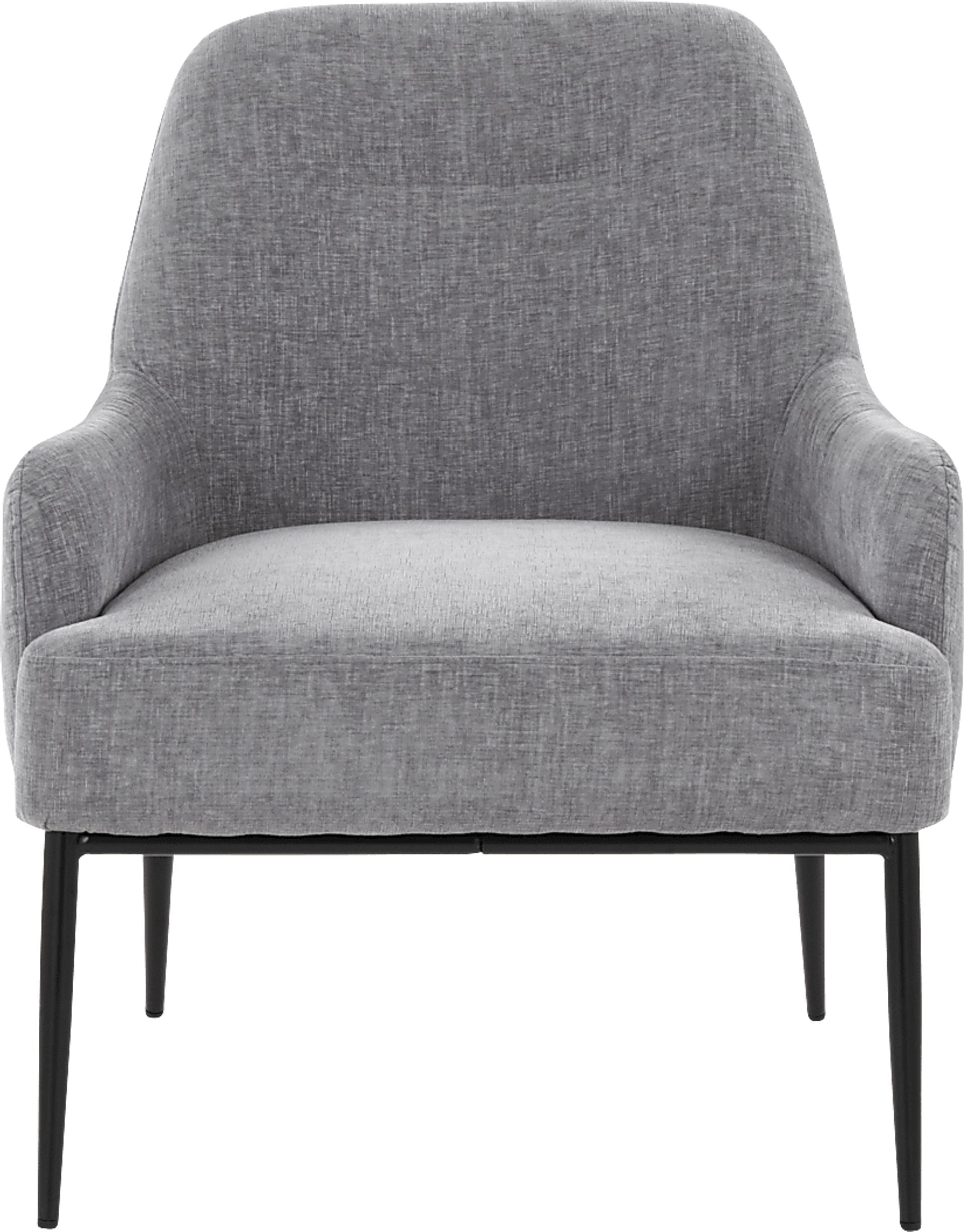 Emil Gray Accent Chair - Image 4