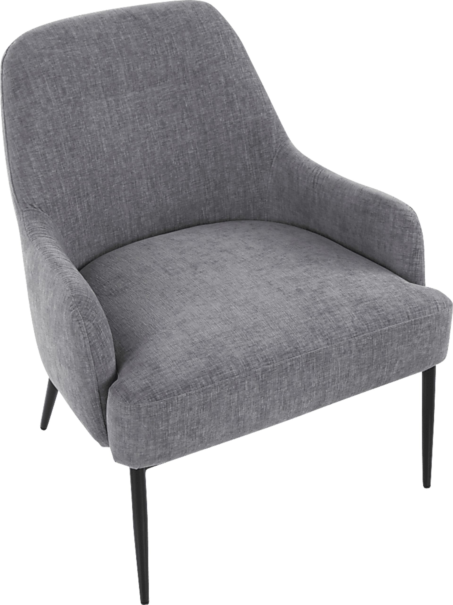 Emil Gray Accent Chair - Image 6