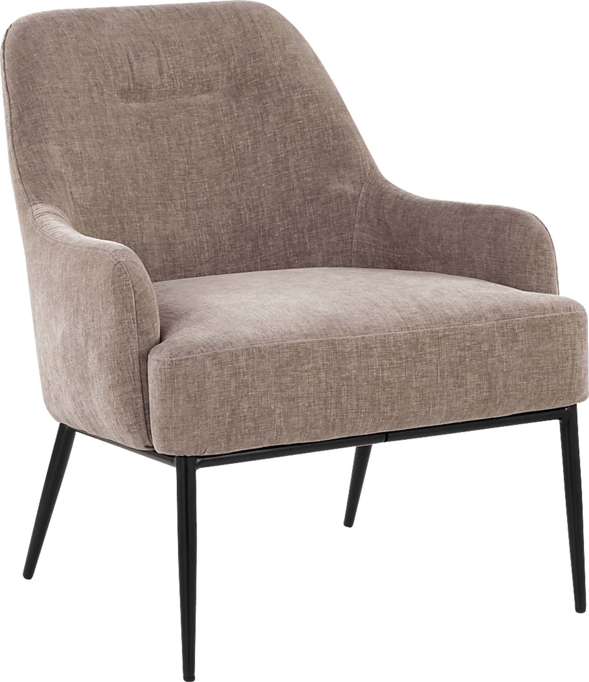 Emil Light Brown Accent Chair - Image 1
