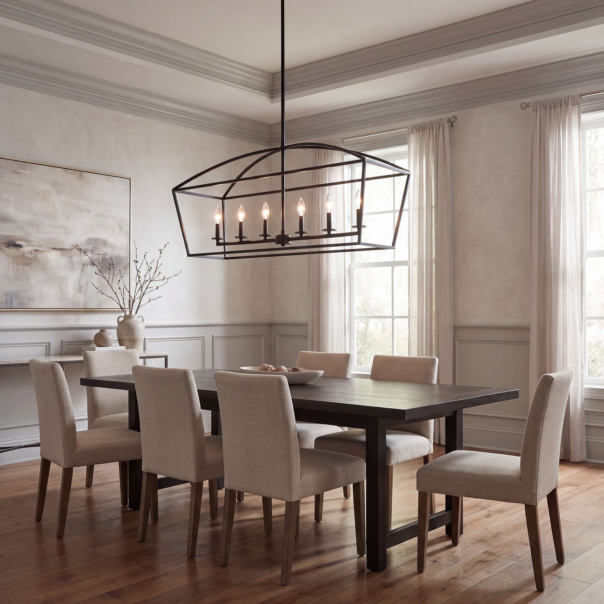 Emilee Lane Bronze Chandelier - Image 5