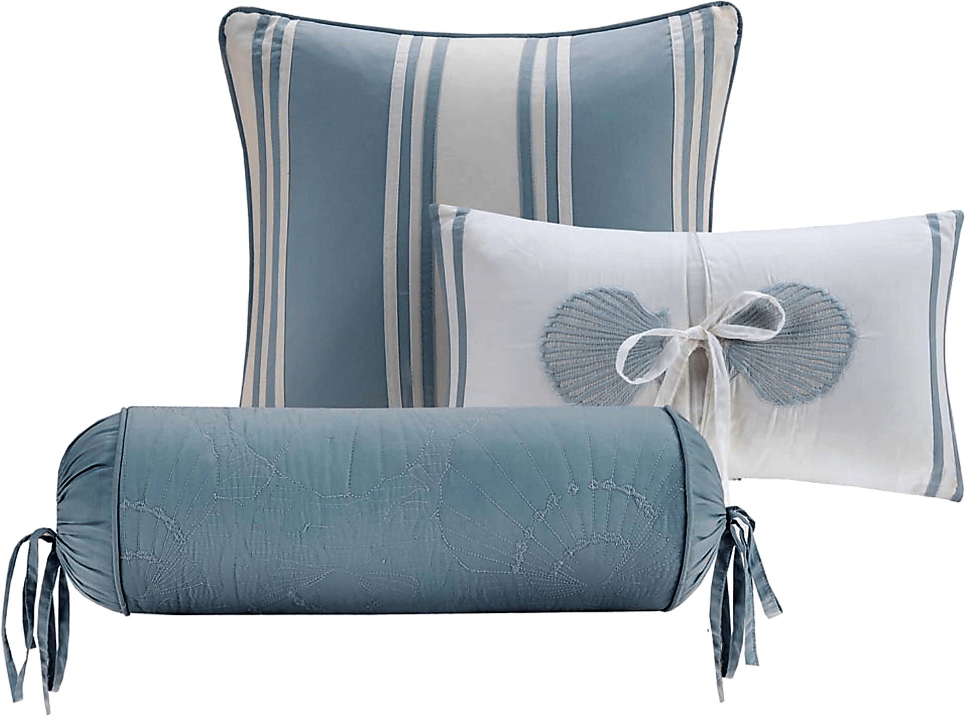 Emilisa White Queen Comforter Set - Image 5