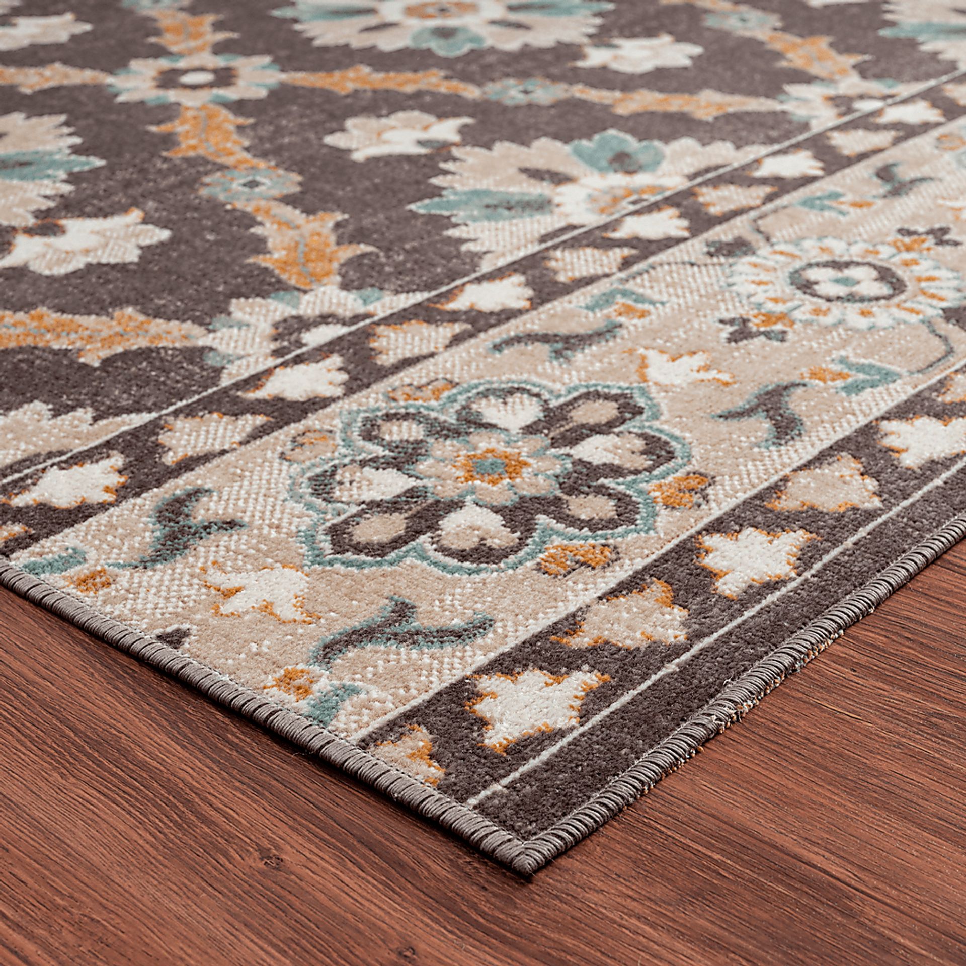 Emlodge Brown/Multi 5'3 x 7'10 Indoor/Outdoor Rug - Image 5