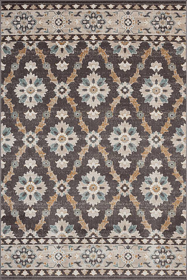Emlodge Brown/Multi 7'9 x 9'9 Indoor/Outdoor Rug - Thumbnail - Image 1