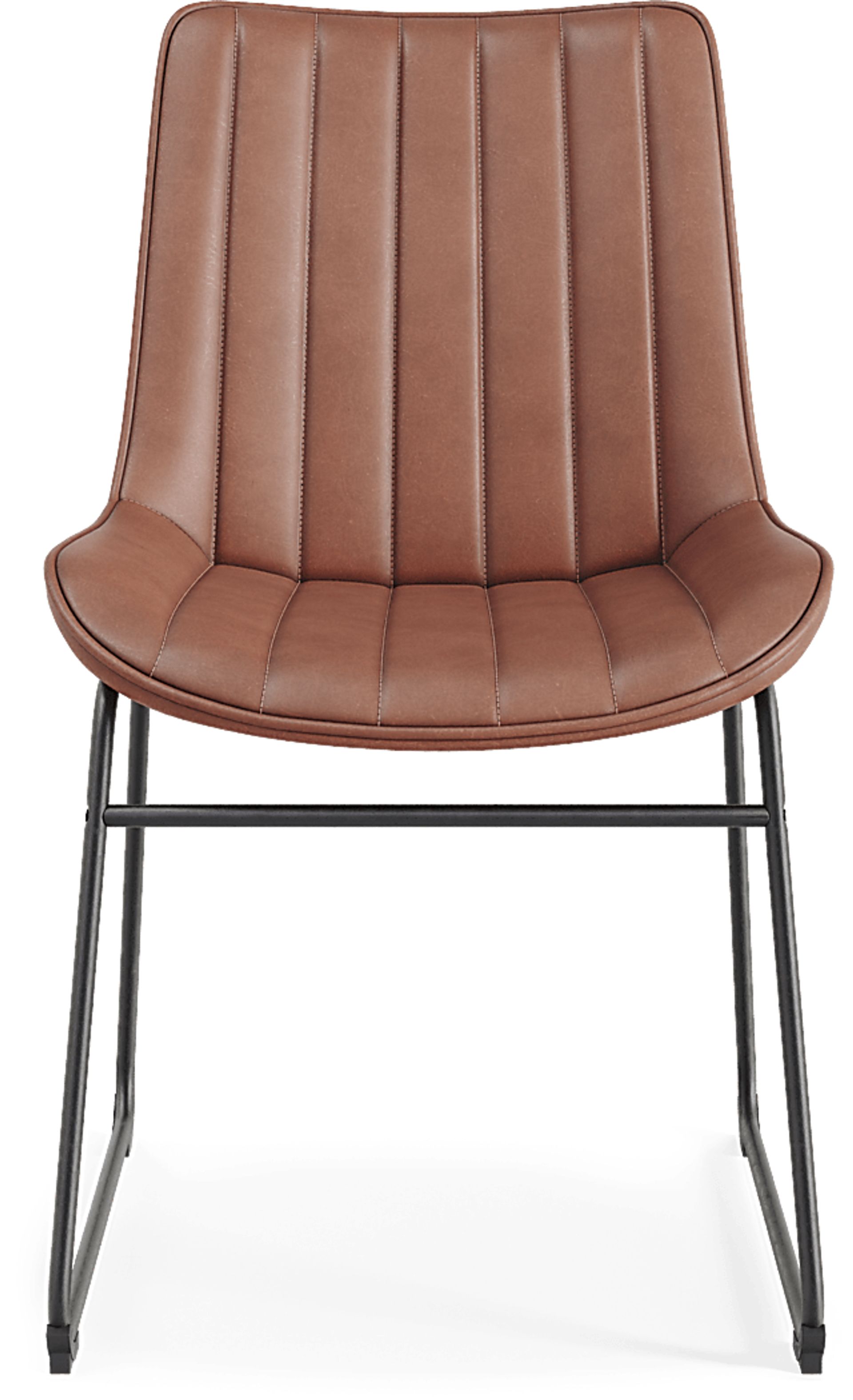 Bergen Boulevard Walnut 5 Pc Dining Room with Brown Chairs - Image 6