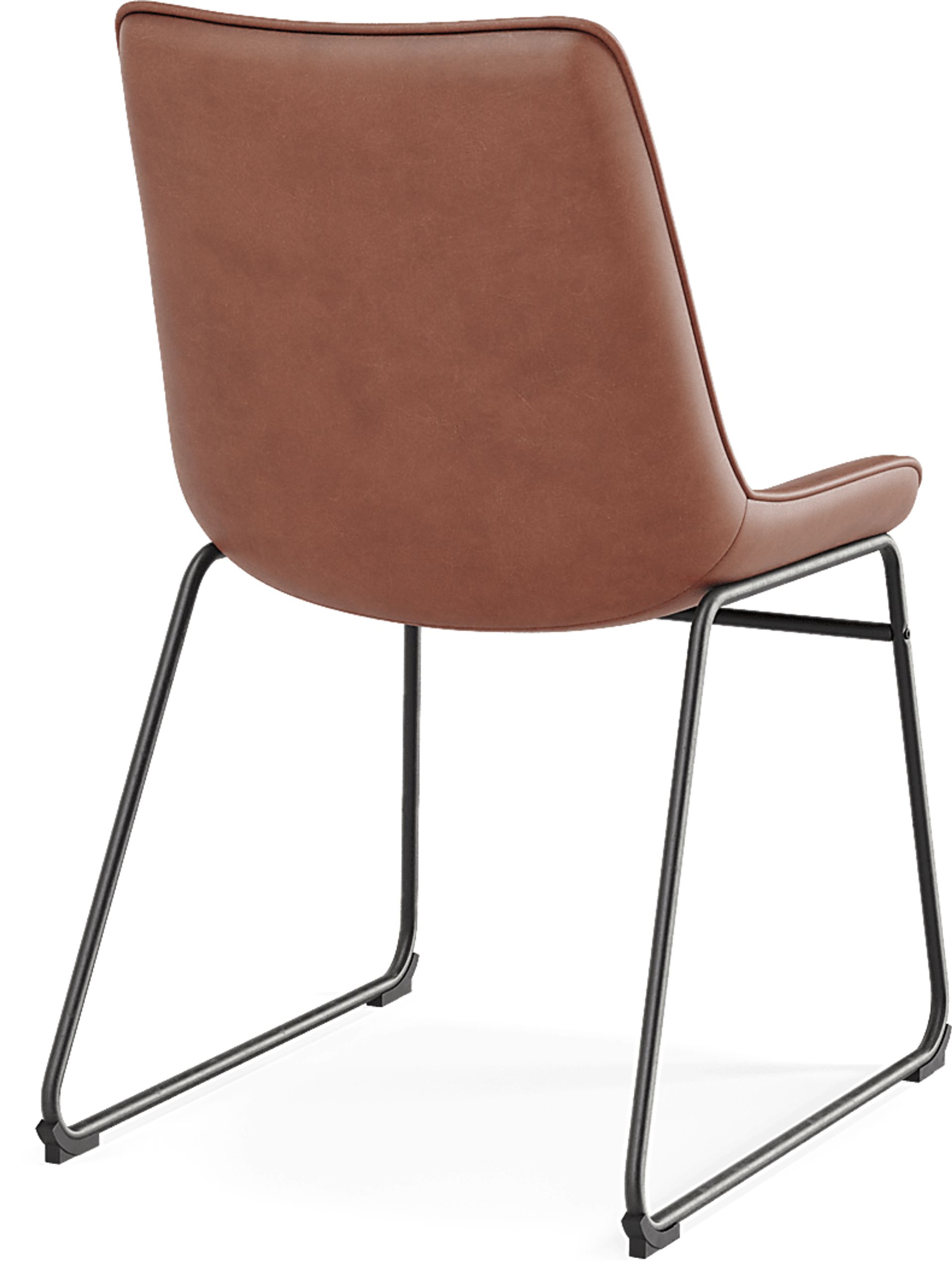 Bergen Boulevard Walnut 5 Pc Dining Room with Brown Chairs - Image 7