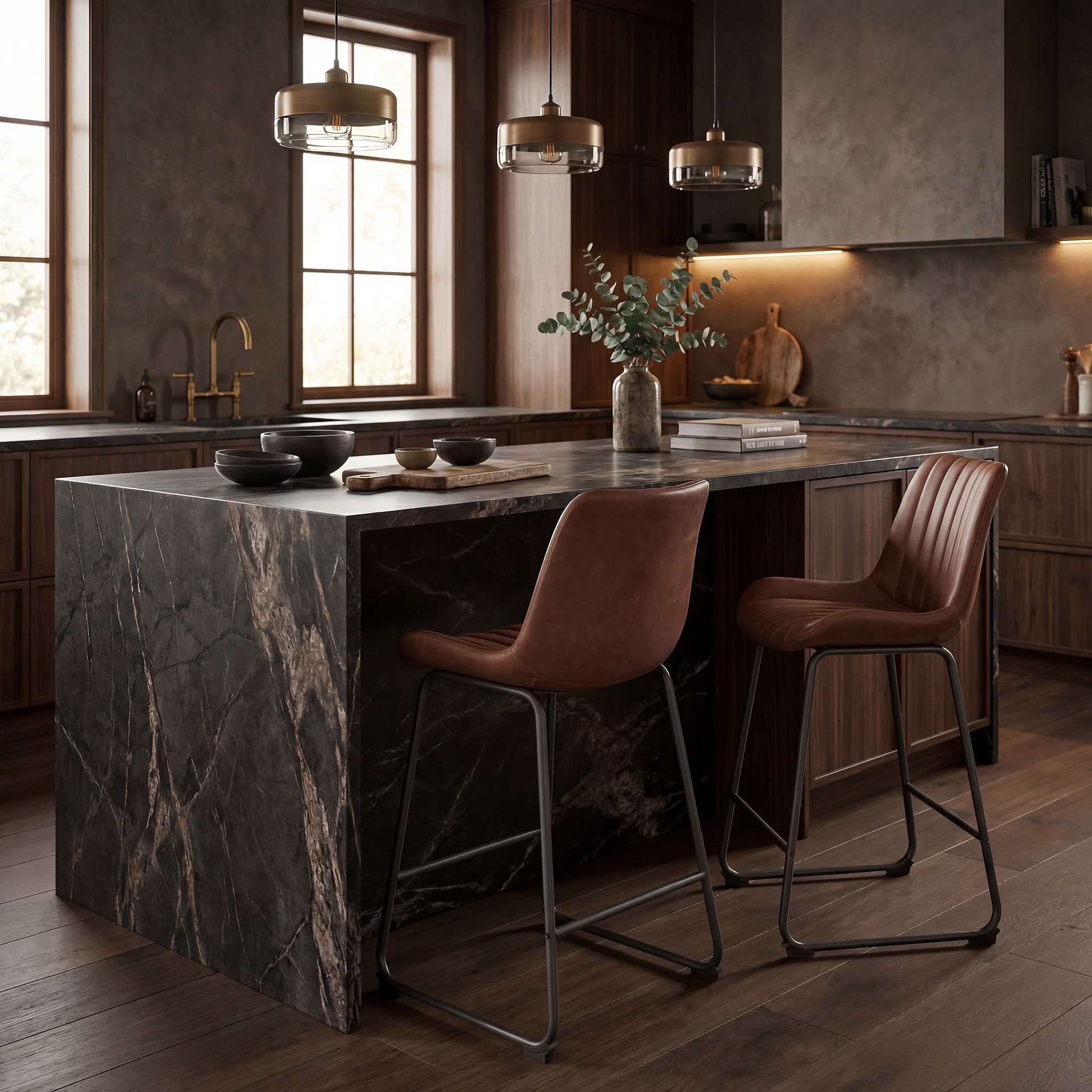 Emlyn Brown Counter Height Stool - Image 4