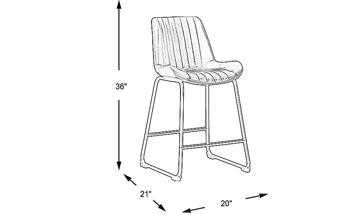 Emlyn Brown Counter Height Stool Rooms To Go