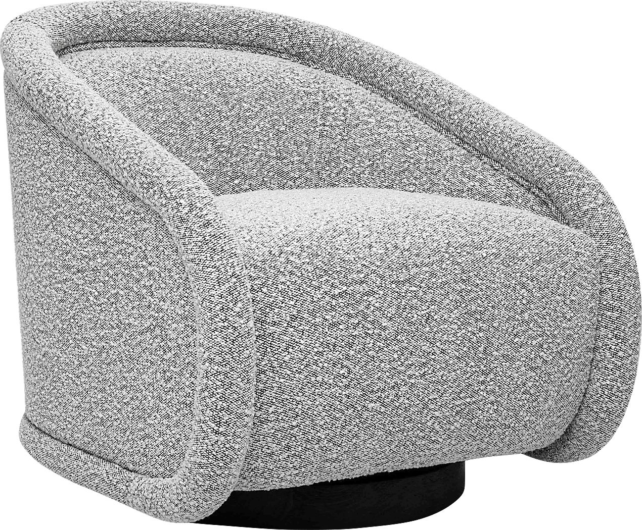 Emmamine Gray Swivel Accent Chair