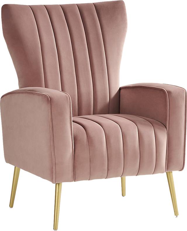 Emmanuel Blush Accent Chair - Thumbnail - Image 1