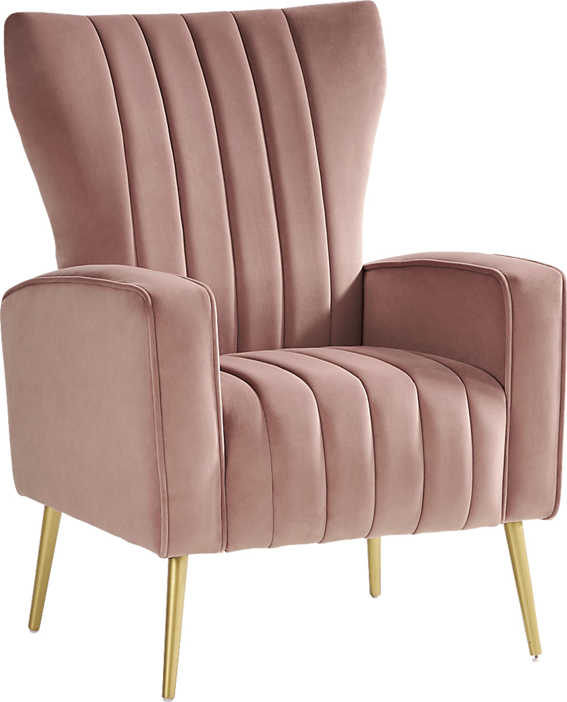 Emmanuel Blush Accent Chair - Image 1