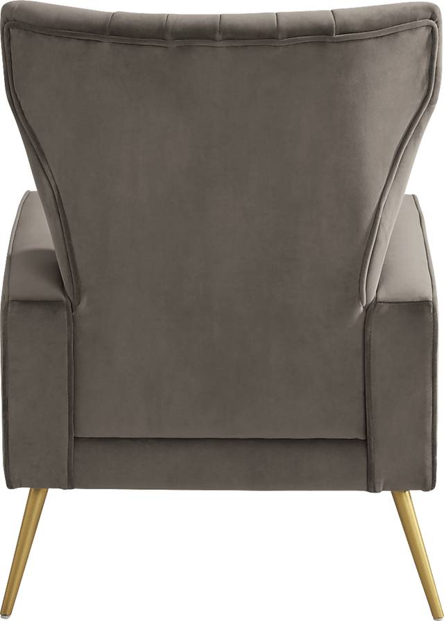 Emmanuel Gray Accent Chair - Thumbnail - Image 3