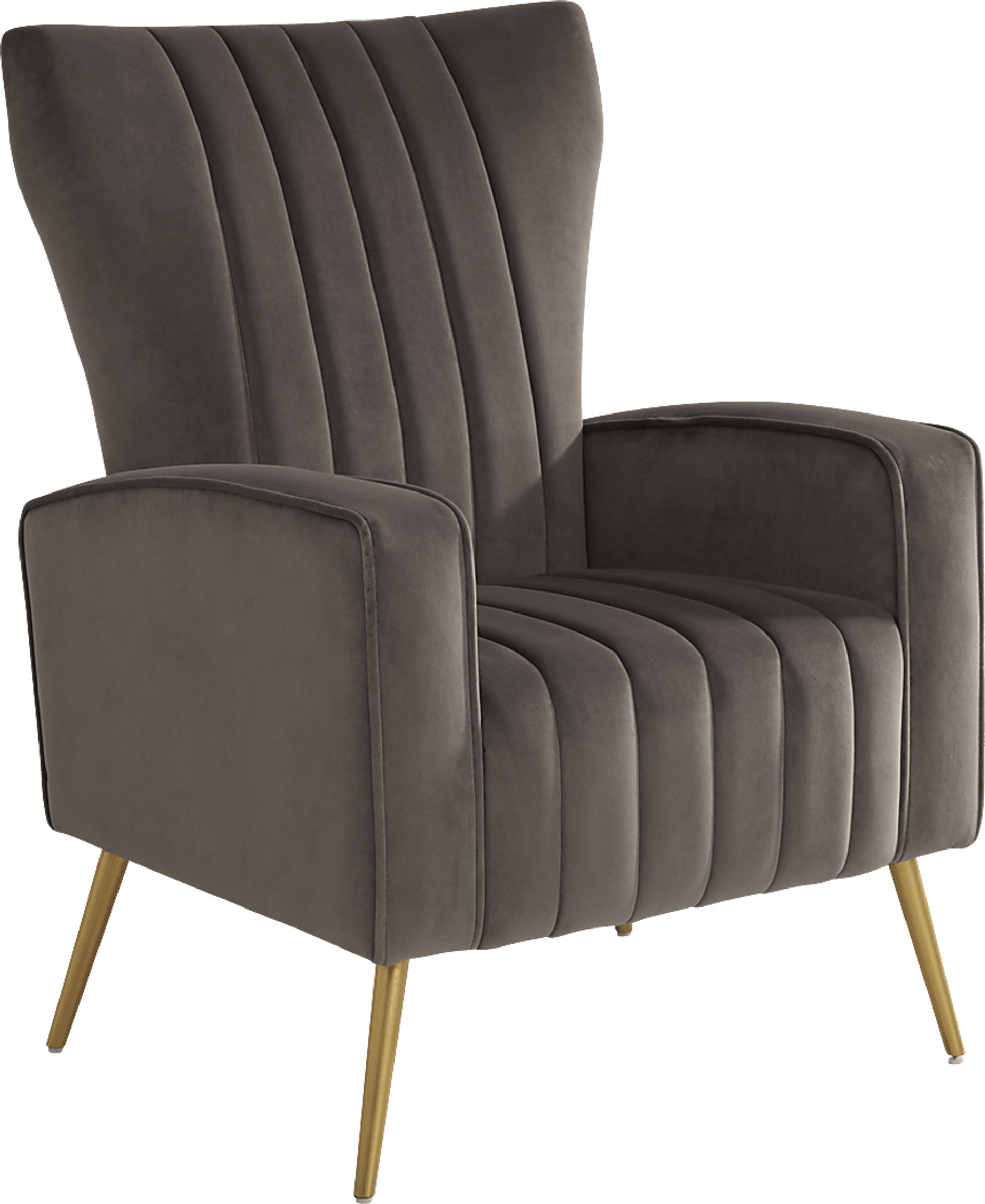 Emmanuel Gray Accent Chair - Image 1
