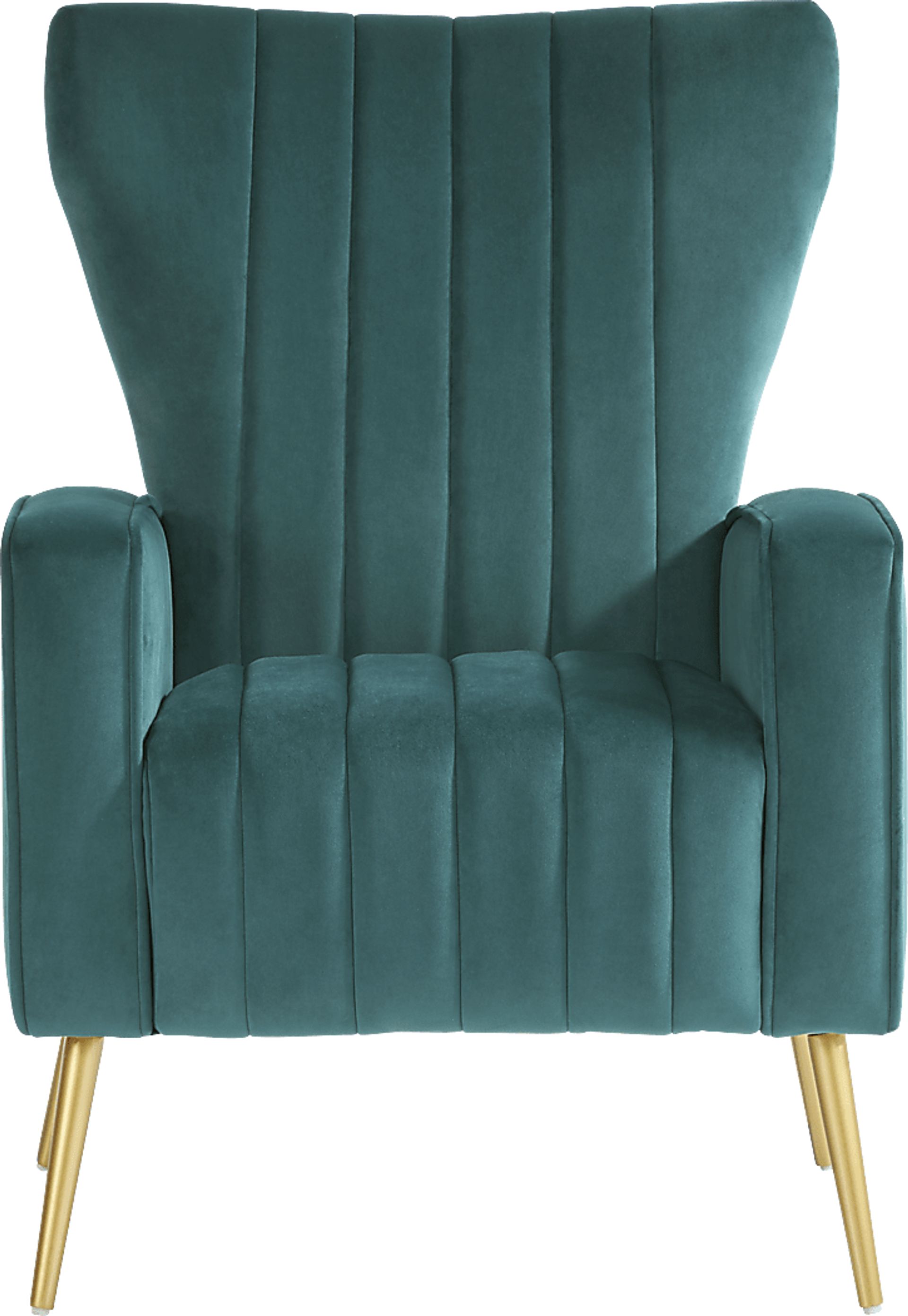 Emmanuel Teal Accent Chair - Image 2