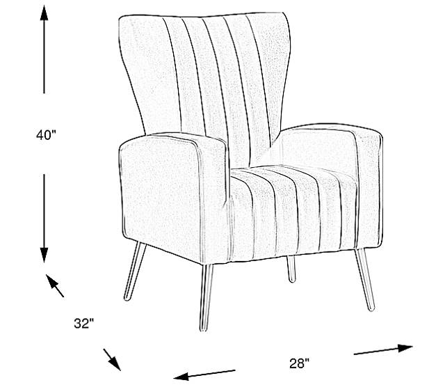 Dimension Image. Please refer to the Dimension Tab on this page for dimension details.