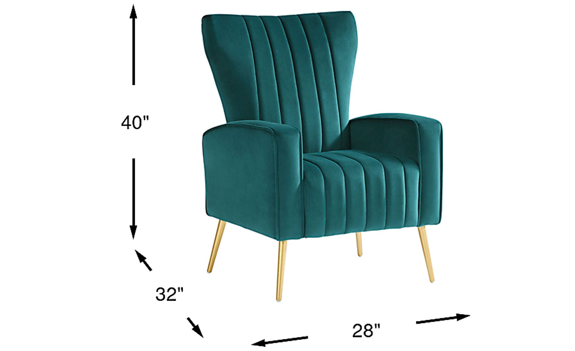 Dimension Image. Please refer to the Dimension Tab on this page for dimension details.