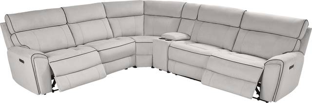 Emmett Avenue Gray 9 Pc Dual Power Reclining Sectional Living Room - Thumbnail - Image 5