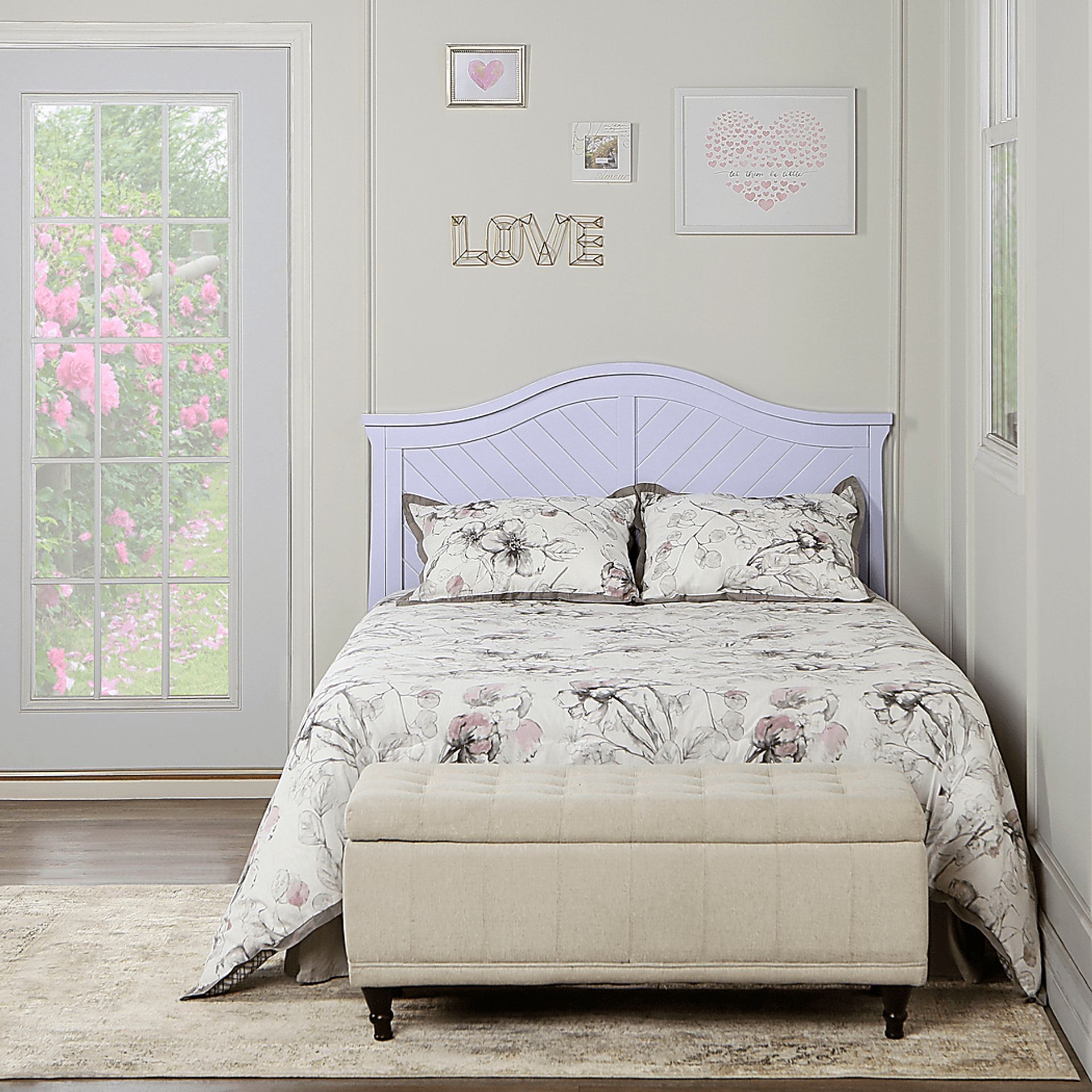 Emmiline Lilac Convertible Crib - Image 2