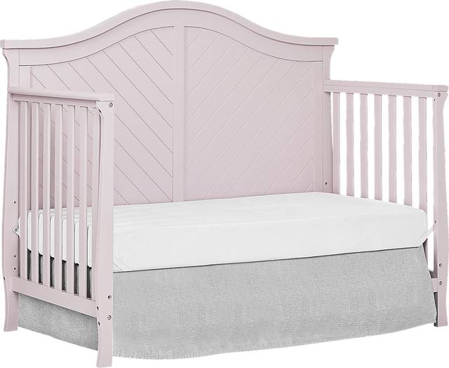 Emmiline Pink Convertible Crib - Thumbnail - Image 5