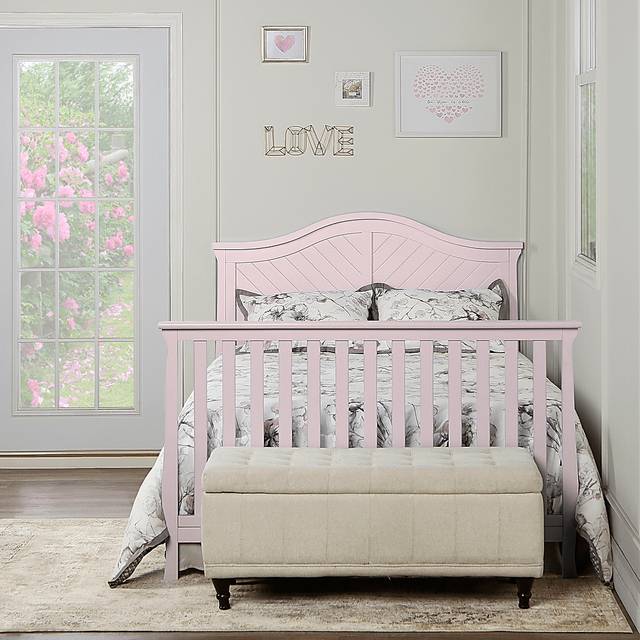 Emmiline Pink Convertible Crib - Thumbnail - Image 11
