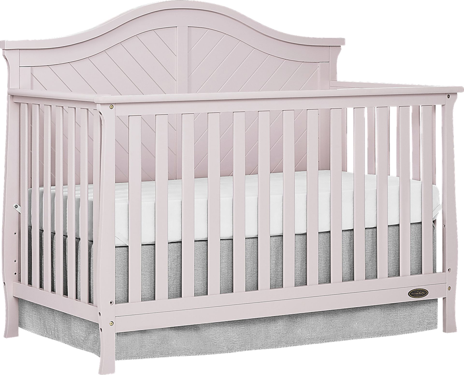 Emmiline Pink Convertible Crib - Image 1