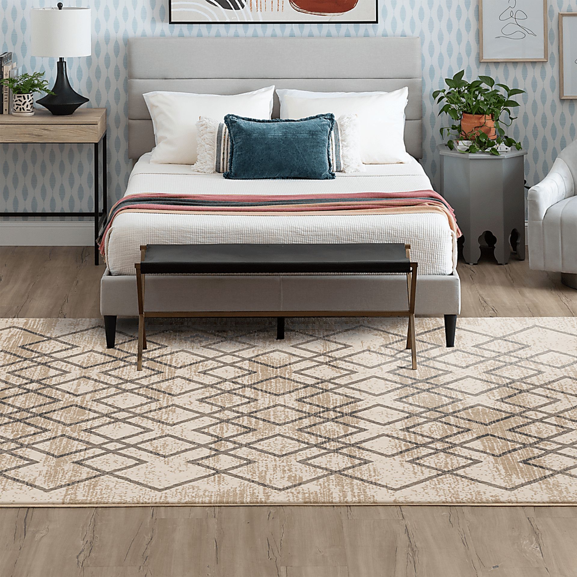 Emmis Ivory 8' x 11' Rug - Image 2