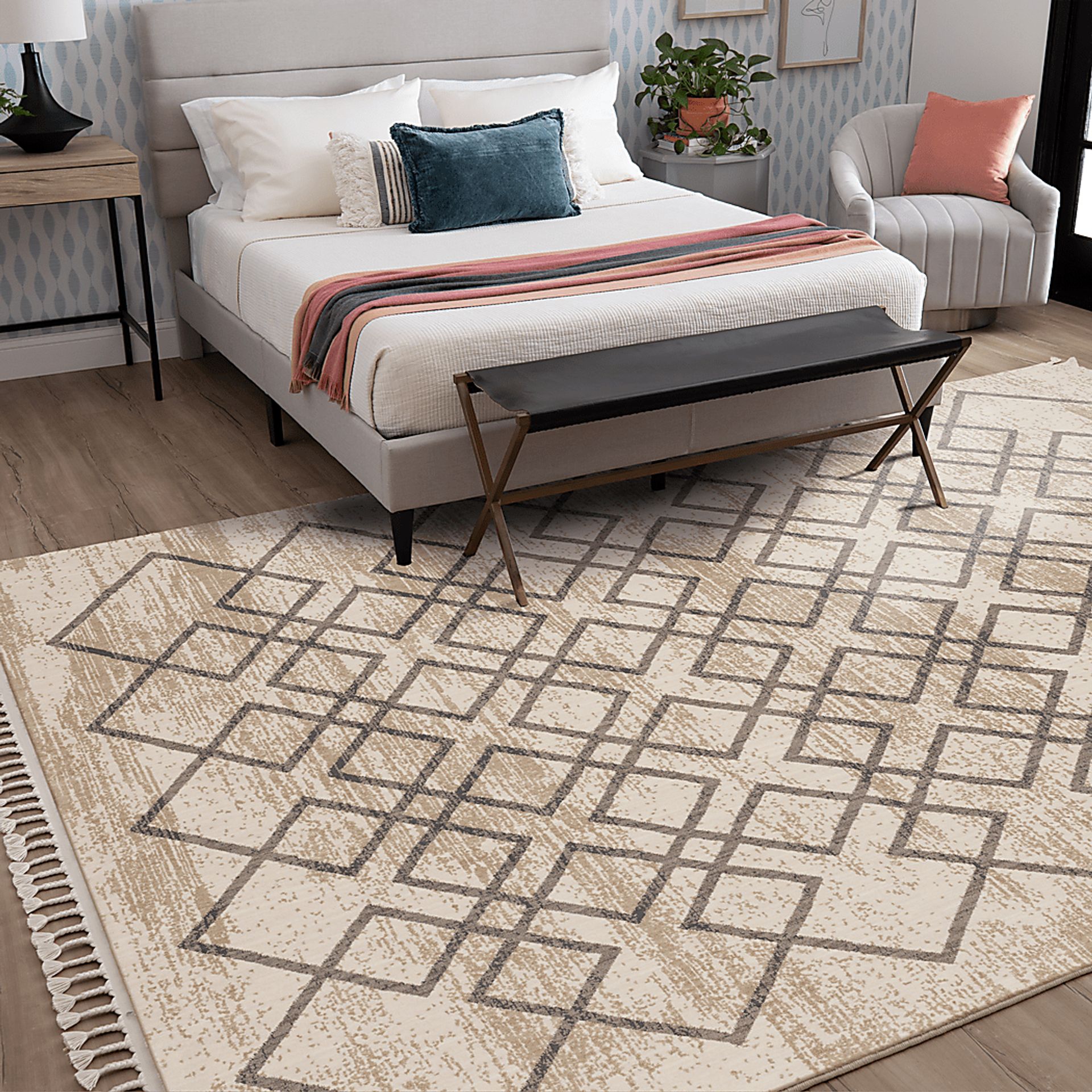 Emmis Ivory 8' x 11' Rug - Image 3
