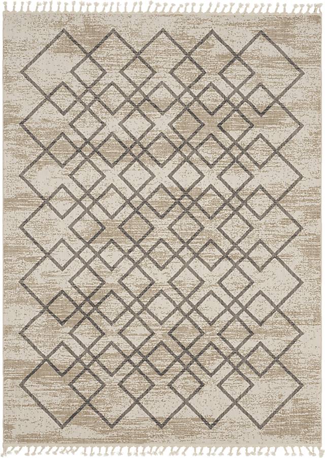 Emmis Ivory 8' x 11' Rug - Thumbnail - Image 1